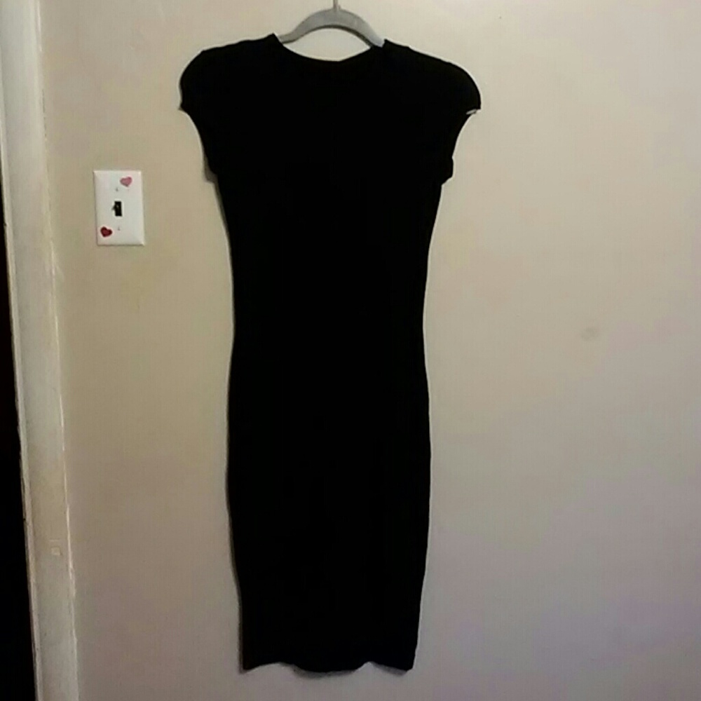 Black maxi dress